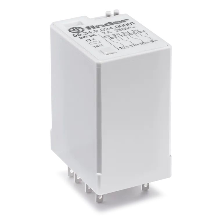Plug relä Industrial S55.34, 4P, 7A, 24V AC