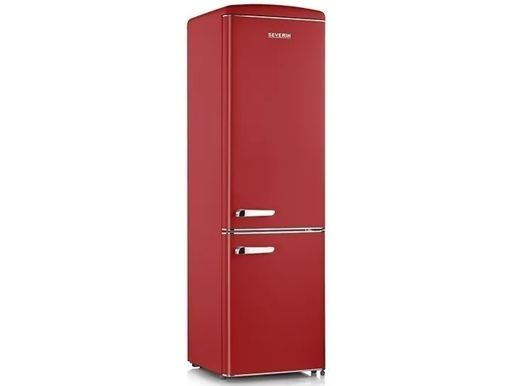 Severin RKG 8917 retro kyl-frys 244 L energiklass D 55 cm röd