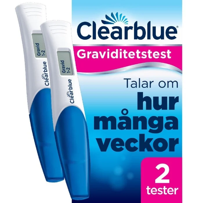 Clearblue Digital graviditetstest med veckoindikator, 2 st