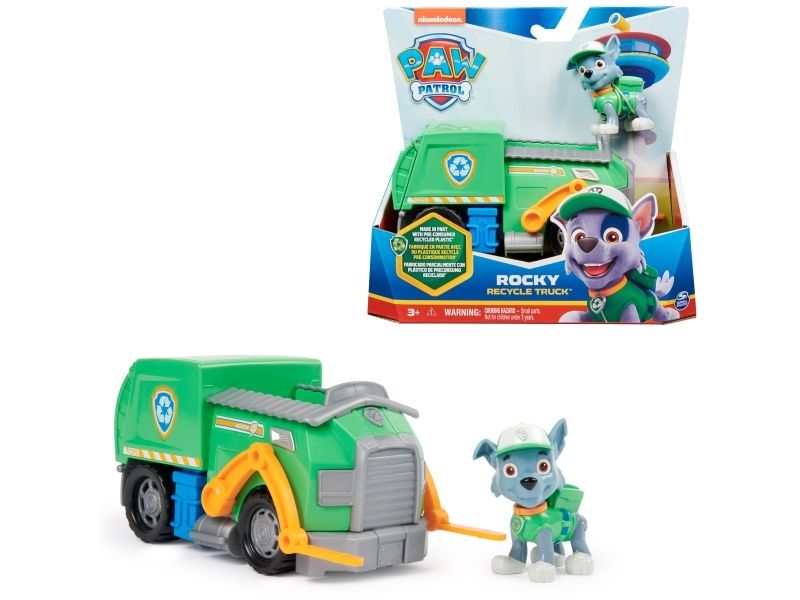 PAW Patrol 6068854, Sopbil, PAW Patrol, 3 År, Plast, Grön, Grå, Orange