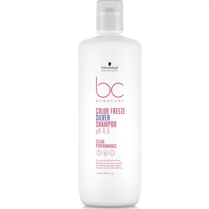 Schwarzkopf Professional Bc Color Freeze Silver Shampoo 1000 ml