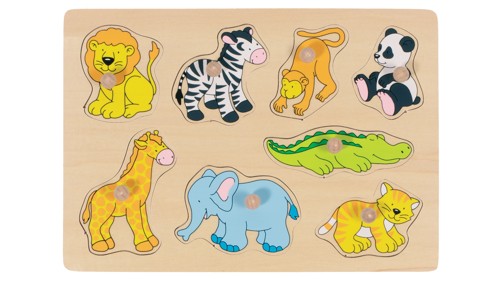 GOKI - Zoo animals, lift-out puzzle - (57874), bild 4