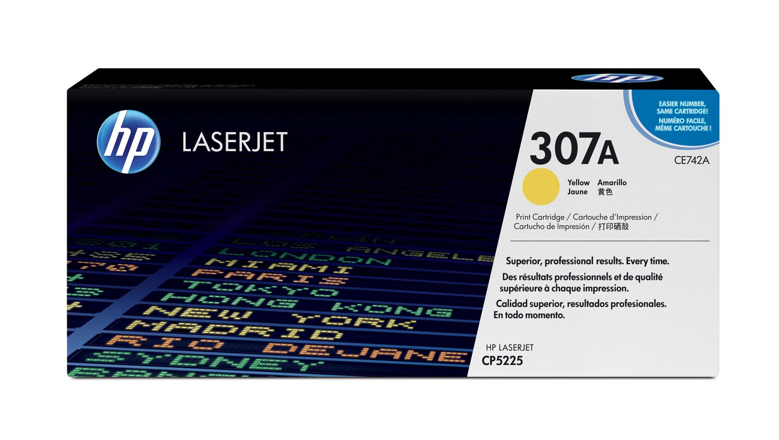 HP Toner CE742A 7,3K Gul, bild 4