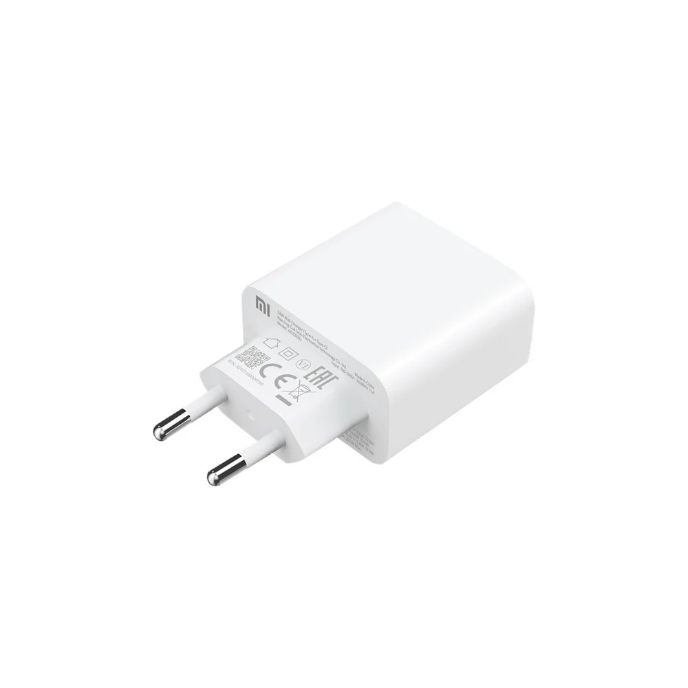 Xiaomi Mi 33W Charger (USB-A + USB-C) - Vit Väggladdare