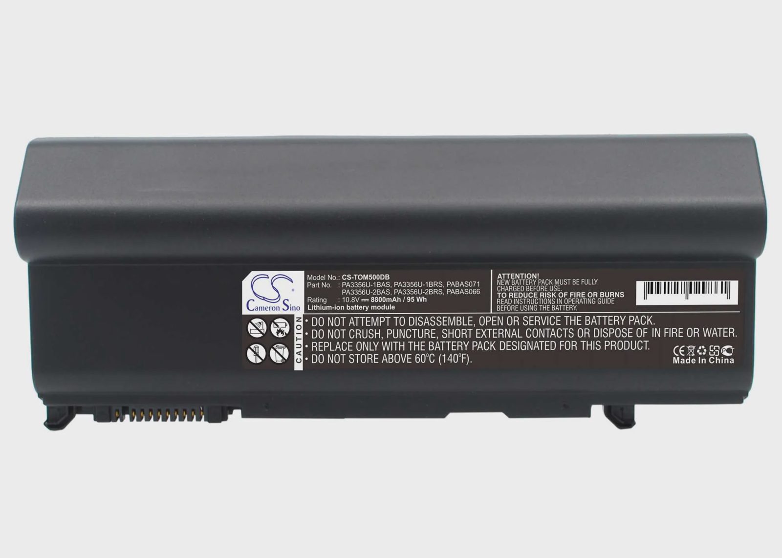 Batteri till Notebook, Bärbar dator för Toshiba Dynabook TX, Tecra A9, Tecra S3-120 m.fl.