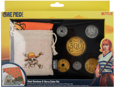 One Piece Nami Bandana & Berry Coins Set