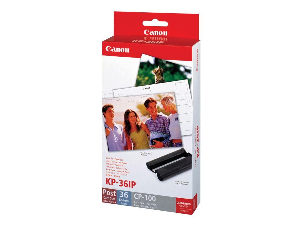 Canon KP-36IP Selphy Cp Paket med färgbläck och papper