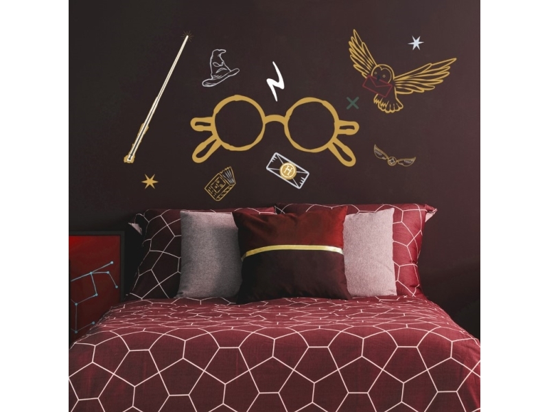 Harry Potter glasögon gigantisk väggdekal