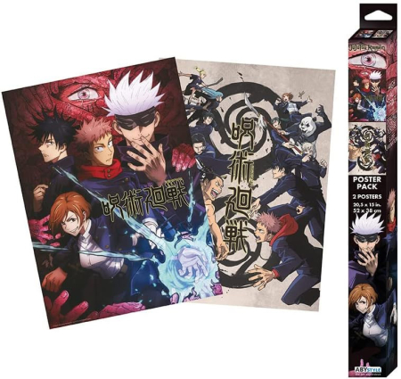 GB Eye - Jujutsu Kaisen - Set Og 2 Posters - Group and Schools - Affisch