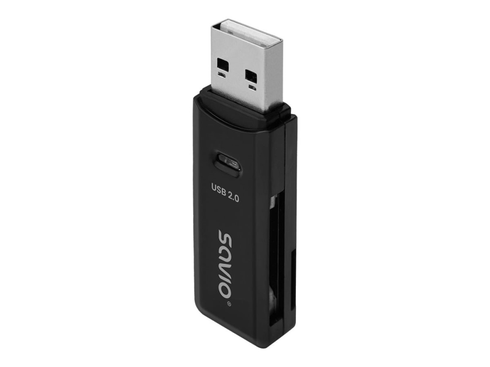 SAVIO AK-63 SD-kortläsare USB 2.0