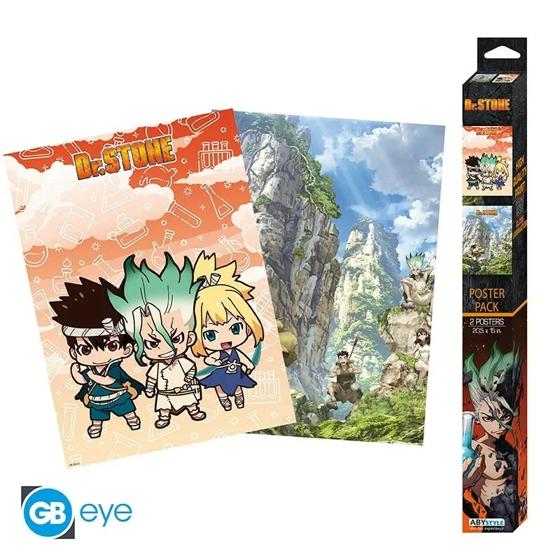 Dr. Stone - Set 2 Chibi Posters (52x38 cm)
