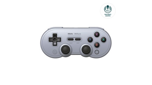 8Bitdo SN30 Pro Bluetooth Gamepad Grey Edition Hall Edition, bild 3