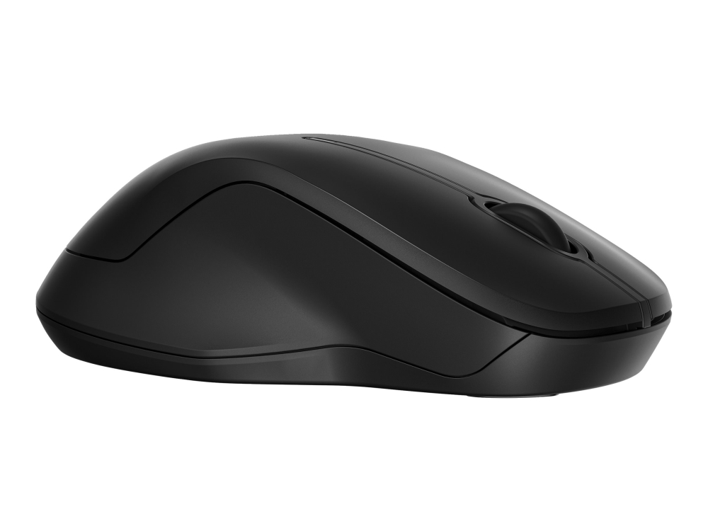 HP 255 - Mus - optisk - 3 knappar - trådlös - 2.4 GHz, Bluetooth 5.0 - svart