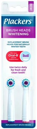 Plackers Brush Head Refills Whitening 2 st