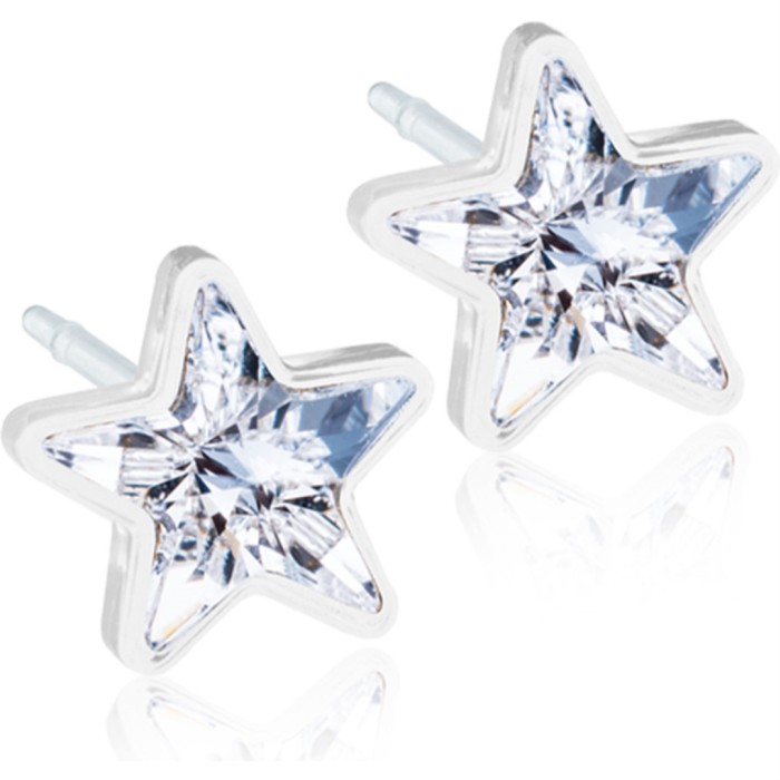 Blomdahl Medical Plastic Star 6mm Cryst