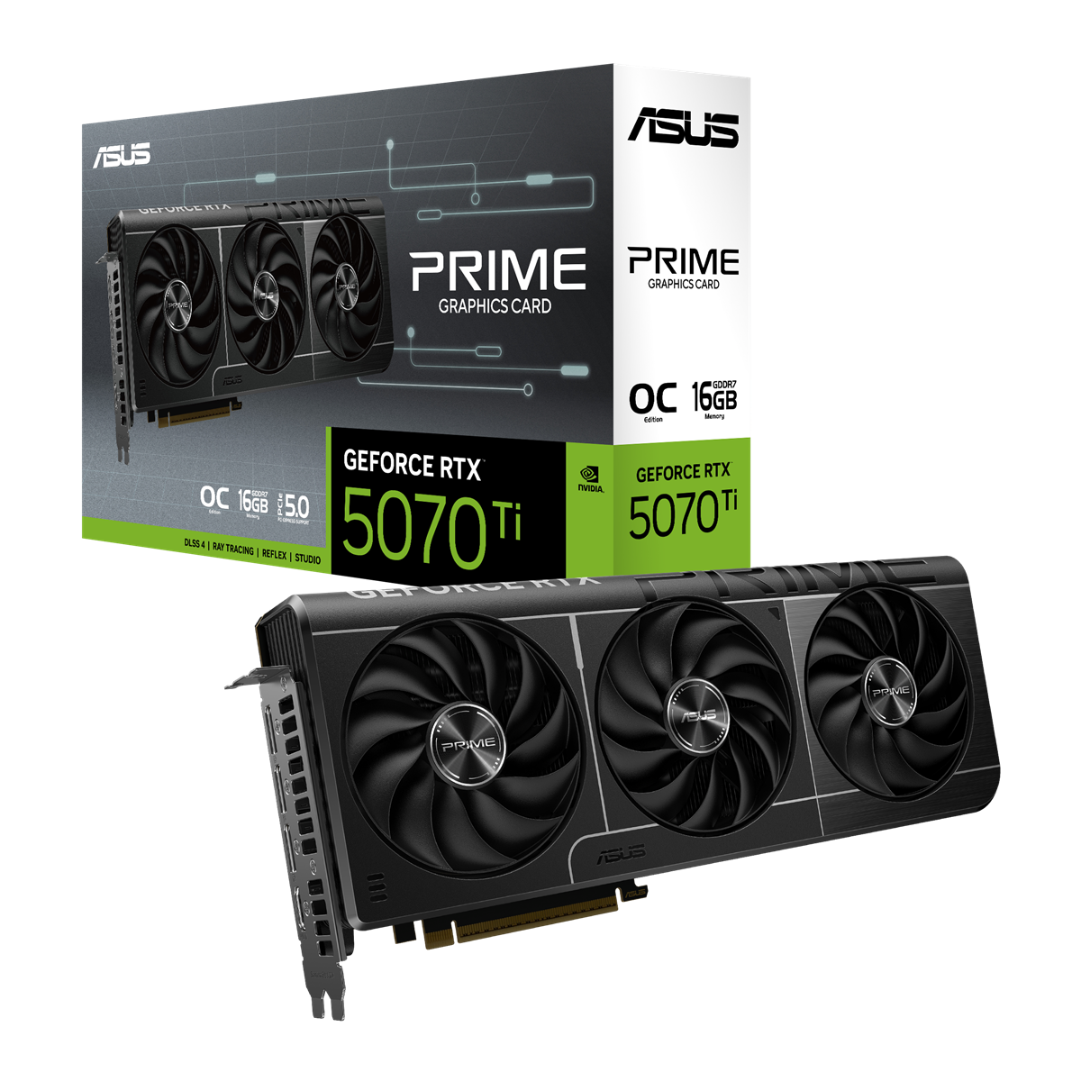ASUS GeForce RTX 5070 Ti 16GB PRIME OC grafikkort