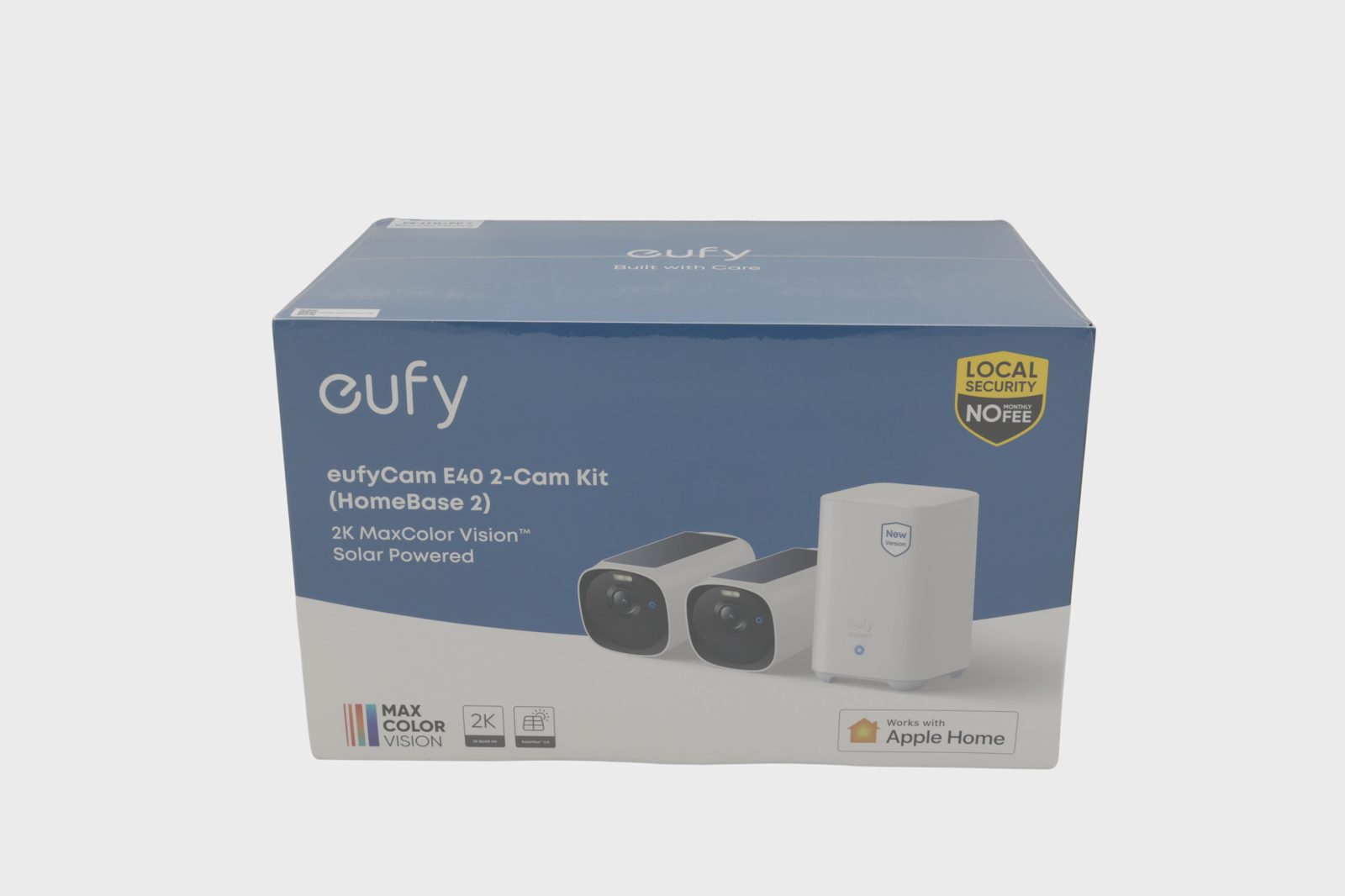Eufy eufyCam E40 säkerhetskamera + HomeBase 2 (2-pack)