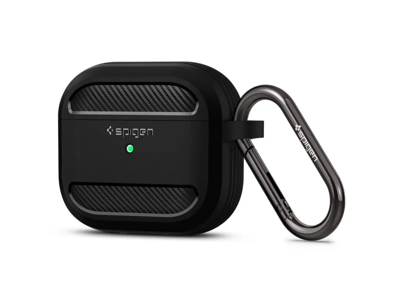 Spigen Rugged Armor, box, polykarbonat (PC), termoplastisk polyuretan (TPU), 28,4 g, svart