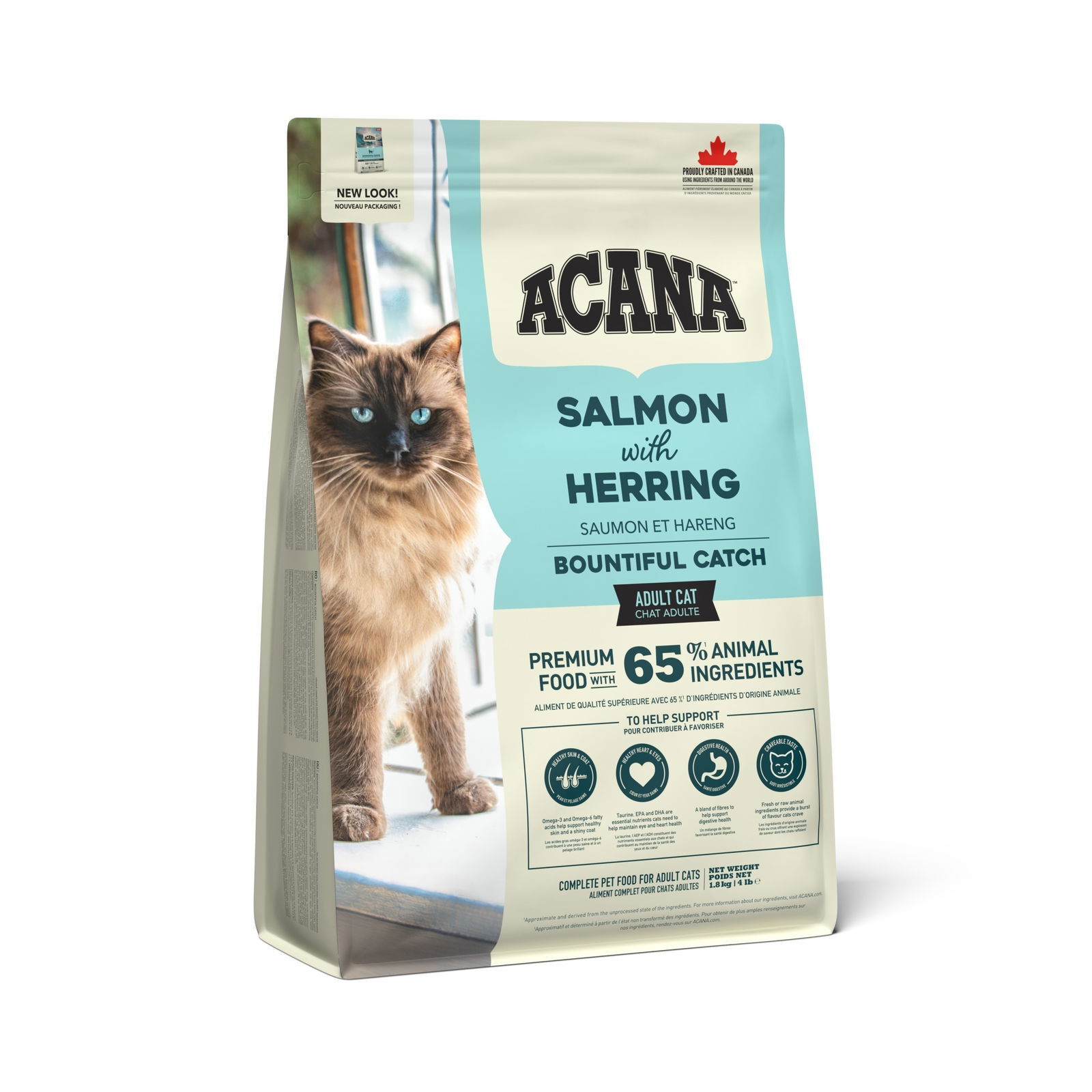 Acana Cat Adult Bountiful Catch Torrfoder till Katt 4,5 kg