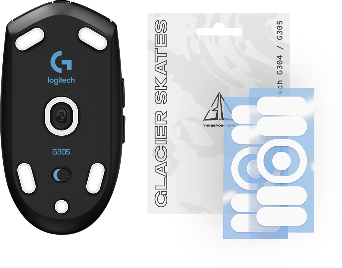 Threepointzero - Glacier Skates - Logitech G305