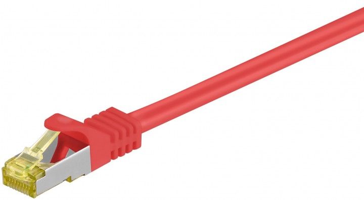 Goobay 91616, 3 m, Cat7, S/FTP (S-STP), RJ-45, RJ-45, Röd