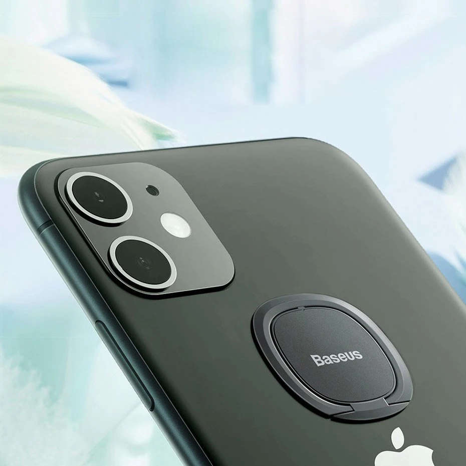 Baseus ultratunn självhäftande ringhållare telefonställ silver (SUYB-0S)