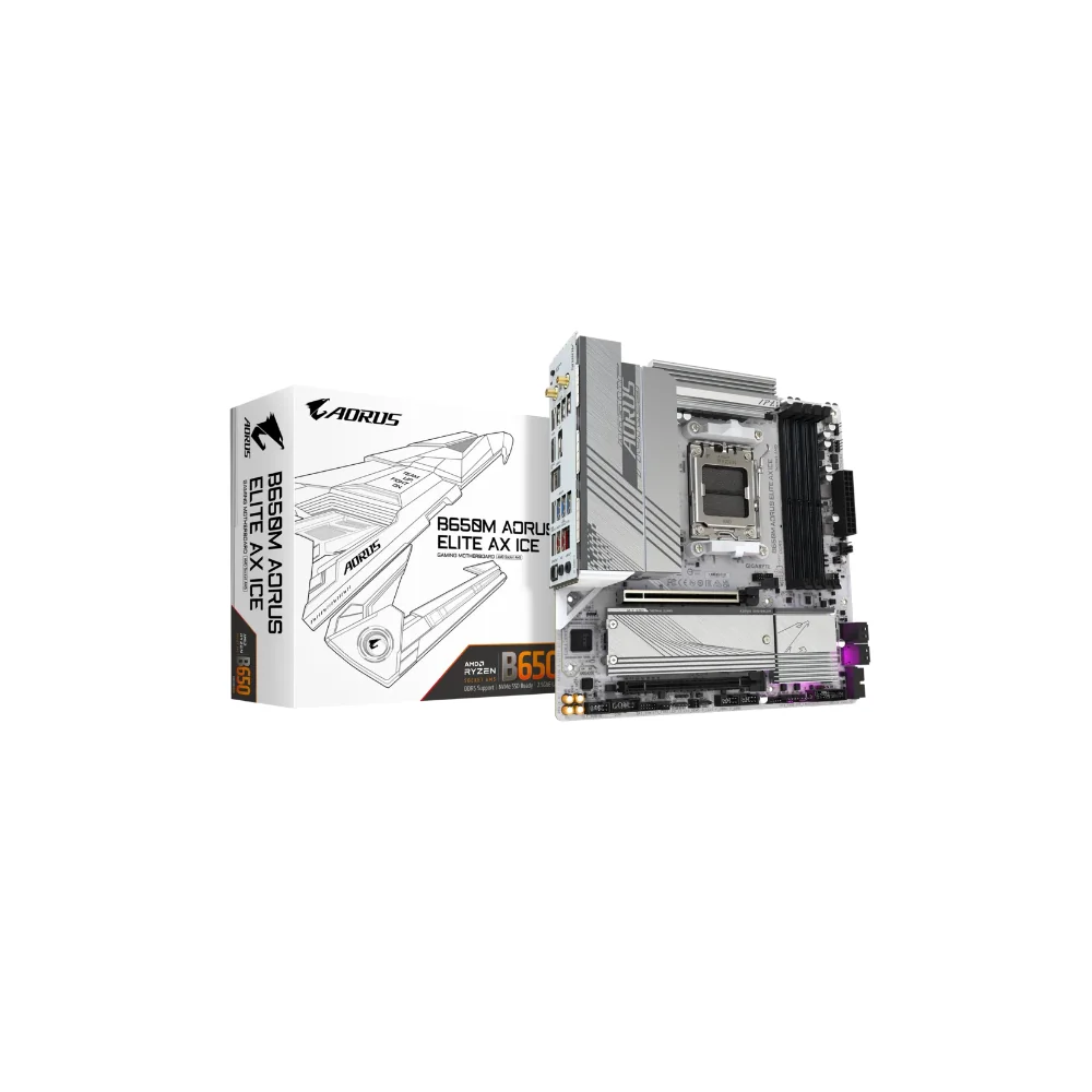 Gigabyte B650M Aorus Elite AX Ice