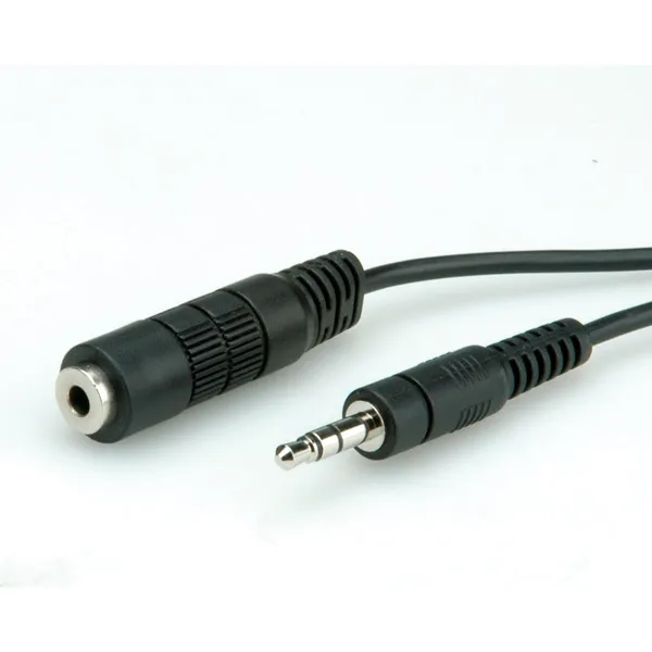 Roline Audio extension cable - 3.5mm stereo jack male to female 10m