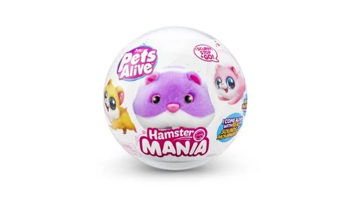 ZURU Pets Alive Hamster Mania leksaksfigur, blandade färger, 1 figur, bild 3