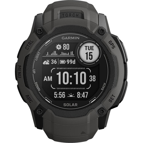 Garmin Instinct 2X Solar GPS smartklocka, graphite