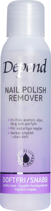 Depend O2 Doftfri Snabb Lila 100 ml