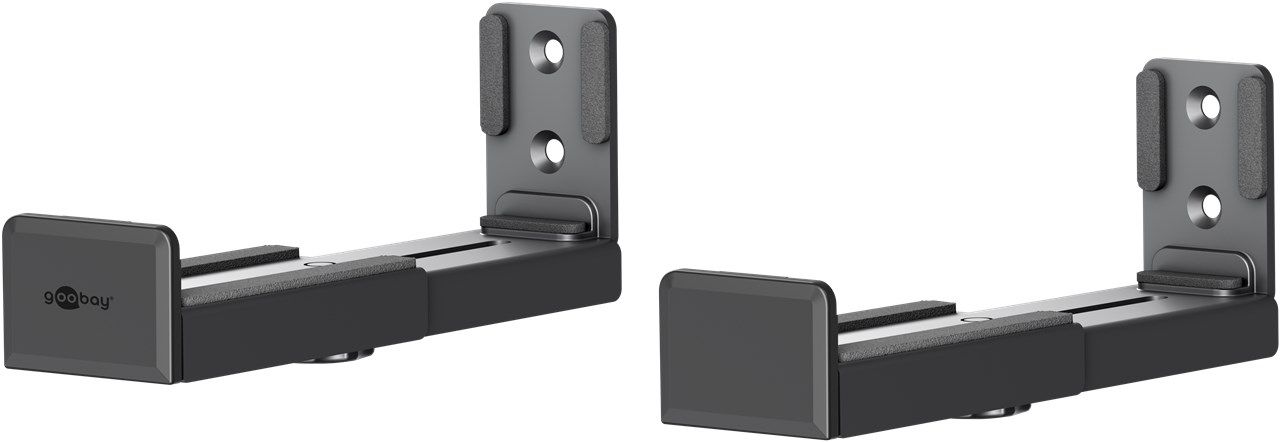Goobay 70827, Vägg, Stål, 15 kg, Svart, 5,1 cm, 166 mm, bild 4