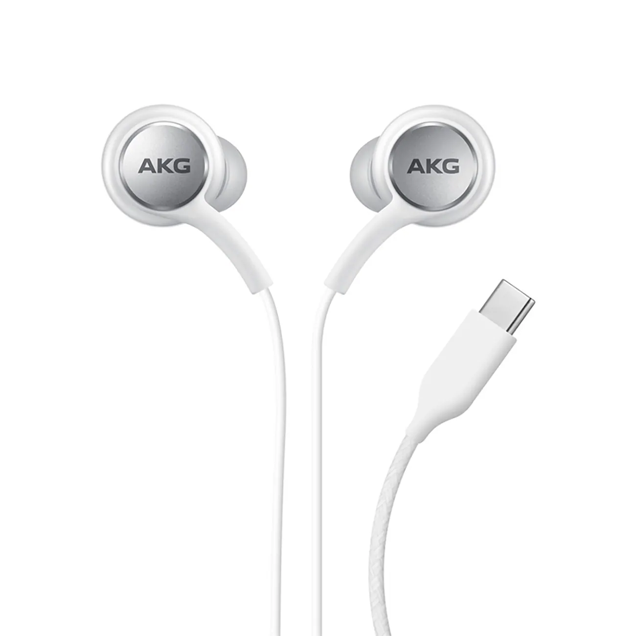 Samsung EO-IC100BWE USB-C Stereo Hi-Fi trådbundna hörlurar (OOB Bulk - ersättningsförpackning) - Vit