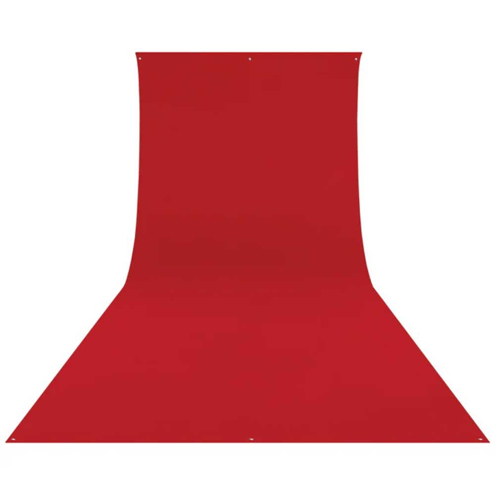 Westcott Wrinkle-Resistant Backdrop Bakgrund 2.7 x 6.1m, Scarlet Red