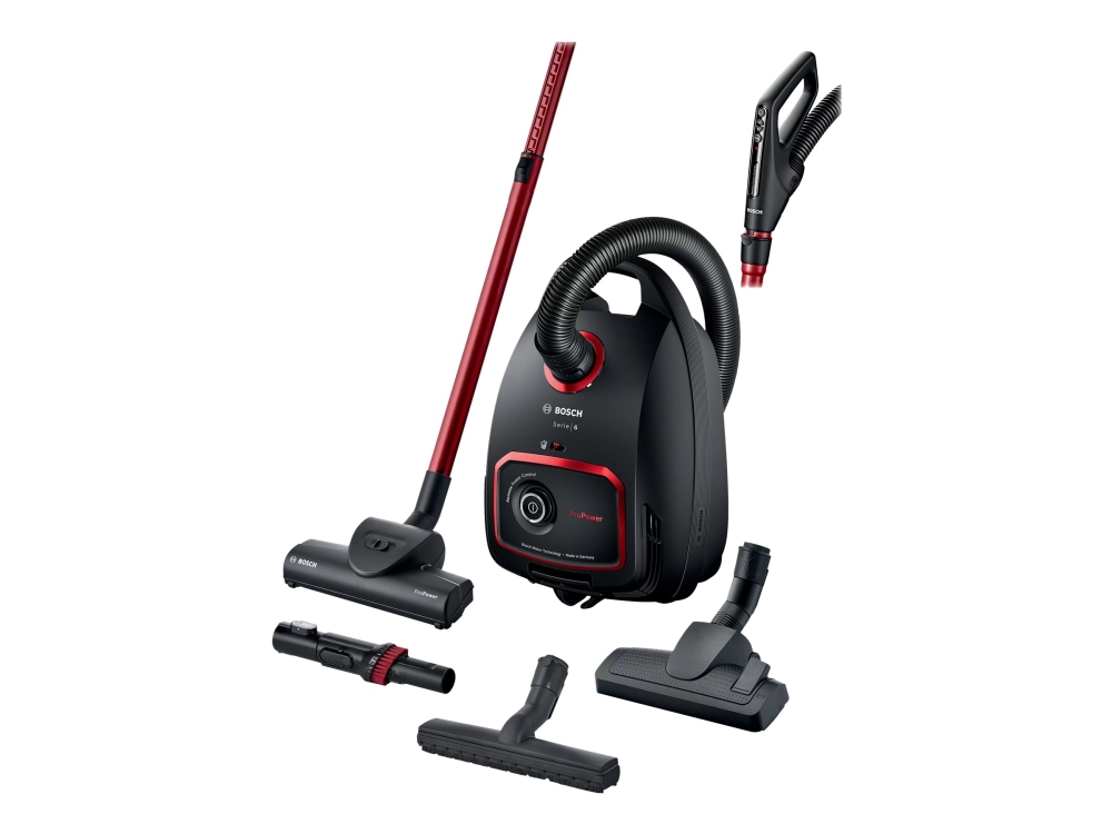Bosch Serie | 6 ProPower BGL6POW1 - Dammsugare - med behållare - påse - svart