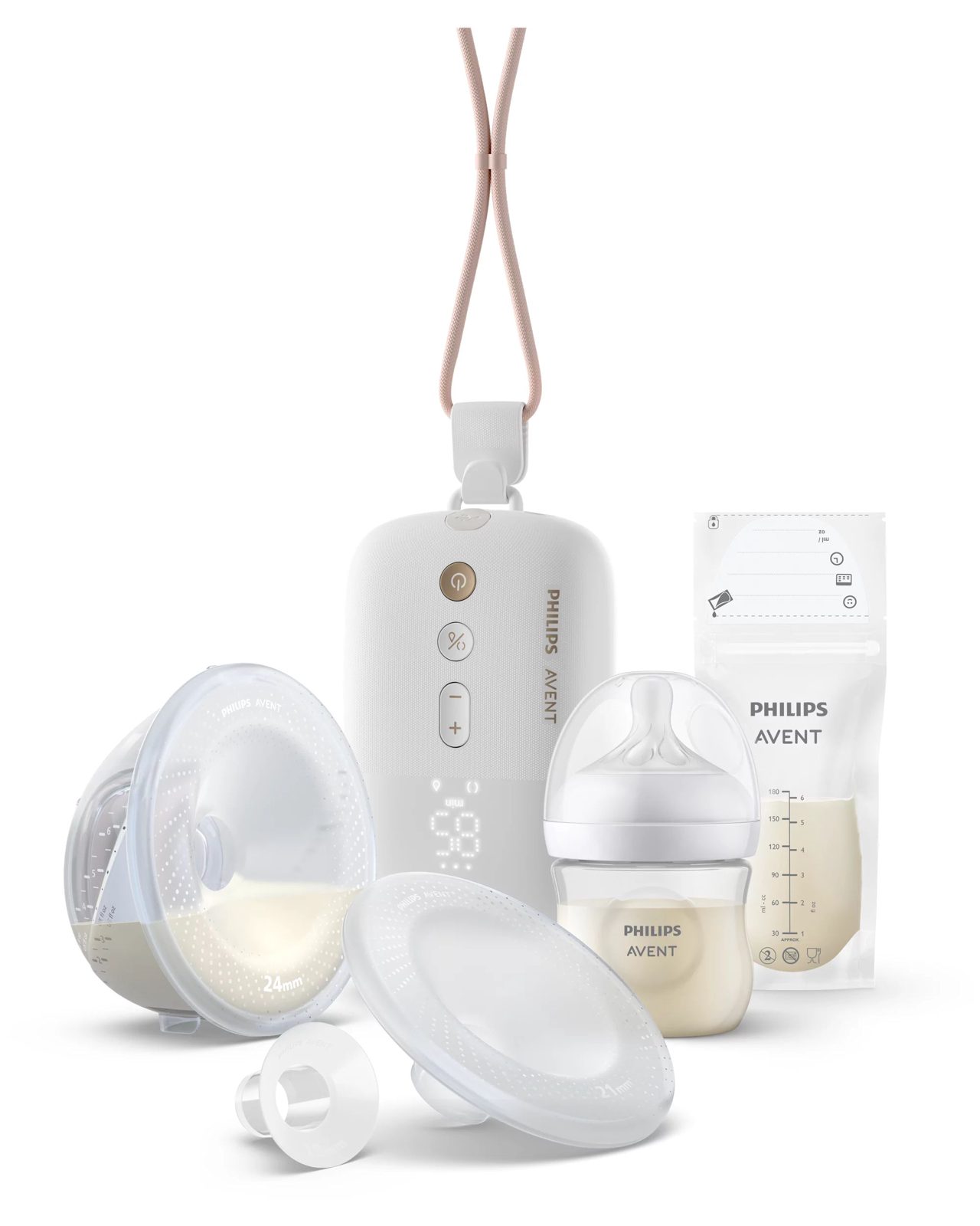 Philips Avent Handsfree bröstpump SCF543/11 (vit), bild 2