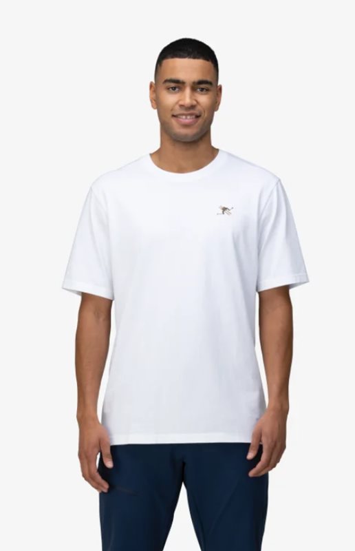 Norrøna /29 Cotton Activity Embroidery T-Shirt M Pure White - XL