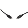 Digital Fiberkabel Audio, Toslink-Toslink, 15 meter