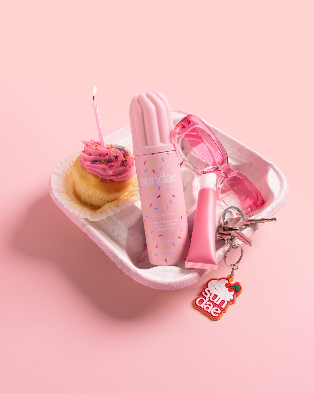 Sundae MINI Birthday Cake Whipped Shower Foam 97 ml, bild 2