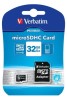 Micro Secure Digital SDHC 32 GB Verbatim, Class 10, inkl. SD-adapter, bild 2
