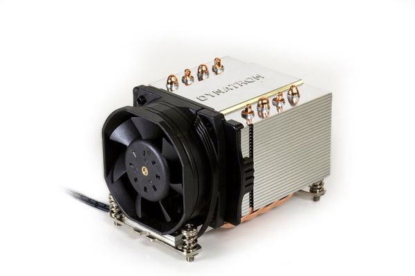 Inter-Tech A-24, AMD AM4/AM5, 60mm fläkt, 1500~7000 rpm, 16~47,5 dBA, Low-Profile för racklåda 2U
