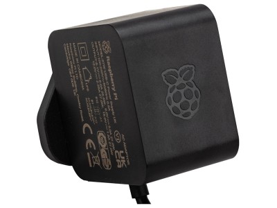 Raspberry Pi 5 nätadapter