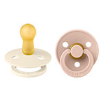 BIBS Pacifier Colour Latex Ivory/Blush Size 2 2 st, bild 2