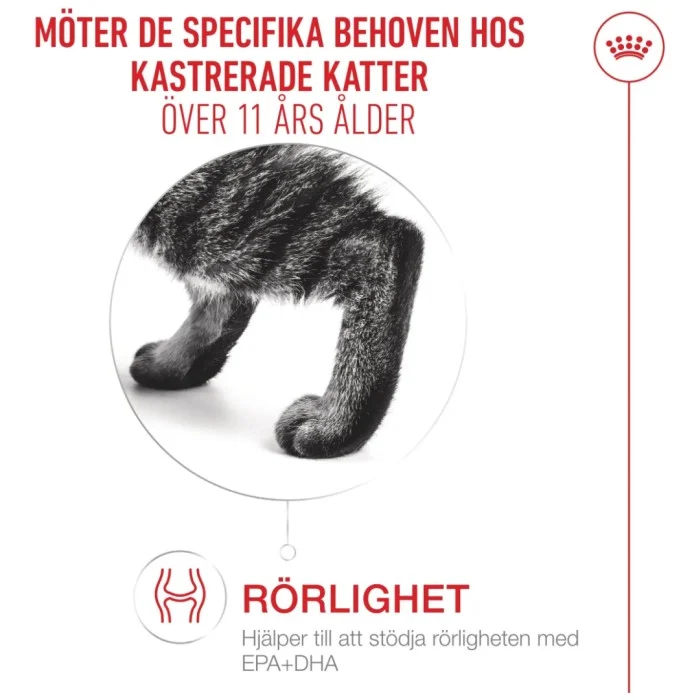 Royal Canin Ageing 11+ Sterilised Torrfoder för katt 2 kg, bild 3