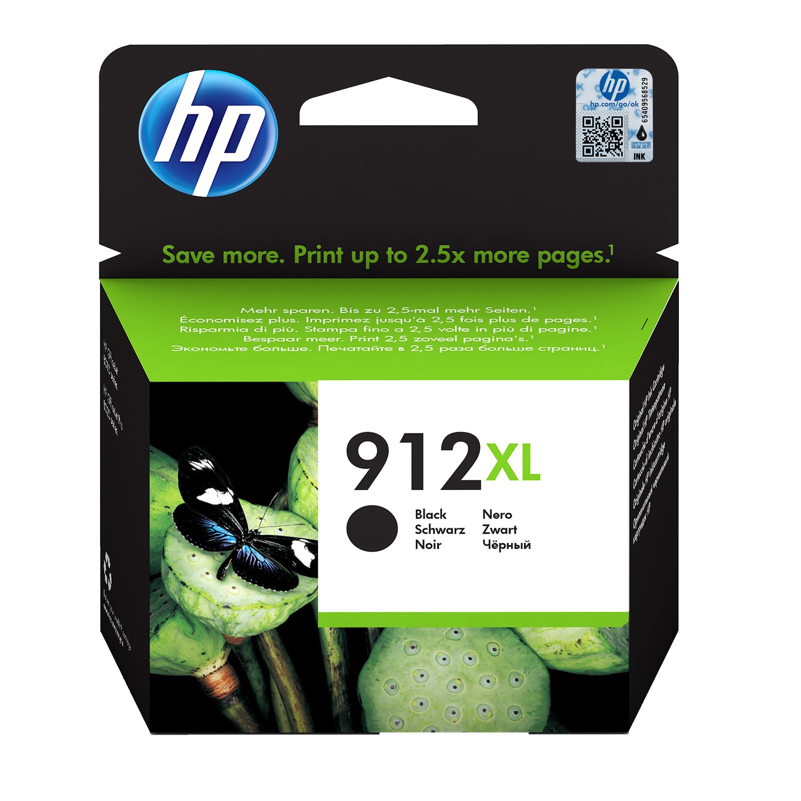 HP 912XL, svart bläckpatron 3yl84ae, bild 4