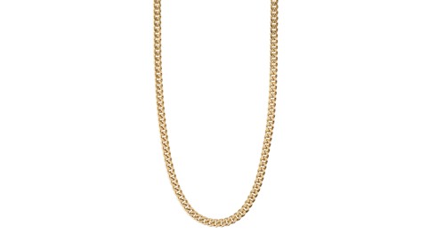 PILGRIM - FUCHSIA Curb Chain Necklace - Gold-Plated - 40 cm + 9 cm, bild 3