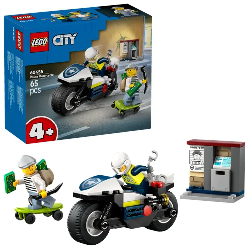 LEGO City polisens motorcykeljakt 60455