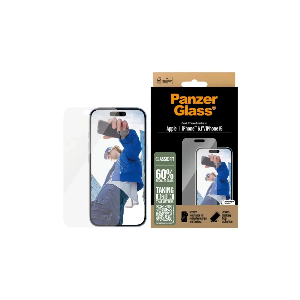 PanzerGlass - skärmskydd - iPhone 16