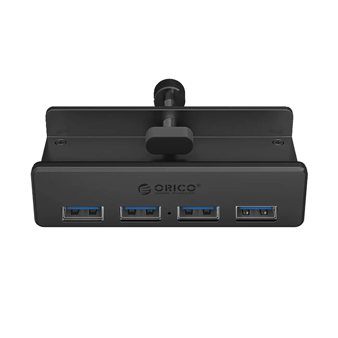 Orico MH4PU Hub med klämfäste, 4x USB-A 3.0 – Svart, bild 3