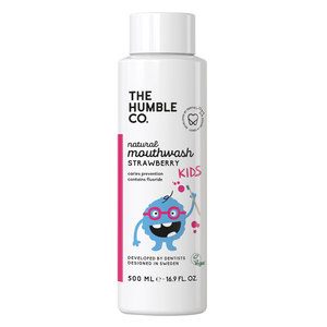 The Humble Co. Anticavity Mouthwash Strawberry 500 ml